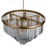Подвесная люстра каскадная Loft IT Prism Clear 10019/600C (220V, хрусталь, на цепи)