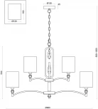 Подвесная люстра Freya Riverside FR1007PL-12N