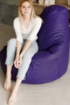 Кресло Dreambag Комфорт Фиолетовое ЭкоКожа (Классический) 3710901