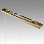 Подвесной светильник Lumion Jane 6593/3A латунь/белый, металл/текстиль, стекло E14 3*40W 220V (на проводе)