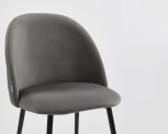 Стул MyFar Джозеф графитовый велюр (комплект 2 шт) MF1006-2