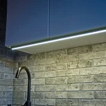 Светильник линейный линейный светодиодный (аналог Т5), 230В. кабель 0,9м с вилкой и крепление в/к. 4000K Volpe ULI-Q951 10W/4000K IP20 BLACK