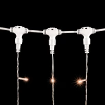 Гирлянда Занавес 1 x 9 м Экстра Тепло-Белый 220В, 900 LED, Провод Прозрачный ПВХ, IP54