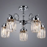 Потолочная люстра на штанге Arte Lamp Sophie A8067PL-5CC (220V, хрусталь)