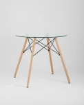 Стол Stool Group Eames DSW D80 стеклянный УТ000002046