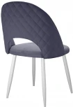 Стул 217 B28 ANTRACITE, ножки белые Dikline 00-00059230