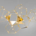 Подвесной светильник светодиодный Eurosvet Uma 90368/14 медь (220V, на тросе)