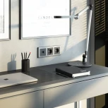 Рамка на 3 поста (серебряный матовый) Werkel W0031865 (a063455)