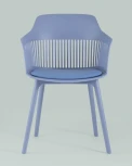 Стул Stool Group Crocus с подушкой велюр голубой УТ000016941