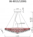 Подвесная люстра Garda Decor 86-8015/1200G