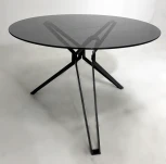 Стол VENETO D110 дымчатый M-City XSDT003DARKGREY