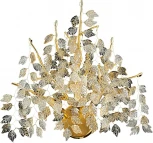 Бра Divinare 3136/01 AP-3 Salice (220V, подвески, листья, ветки)