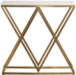 Консольный стол Garda Decor 47ED-CST026/80GOLD (Золото/Белый)