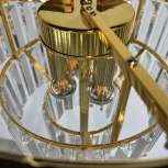 Торшер Rh 1920S Odeon Clear Glass Floor Lamp Gold Imperiumloft 241415-22 (241415-22) (220V, подвески, выключатель)