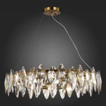 Подвесная люстра Ancona SL1227.303.12 ST Luce (220V, хрусталь, подвески, на тросе, круглые)