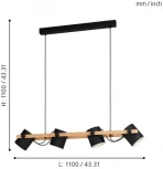 Подвесной светильник Eglo Hornwood 43424 (220V, на проводе)