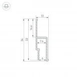 Профиль STRETCH-WALL-TECH-2500 (Arlight, Алюминий) 039472
