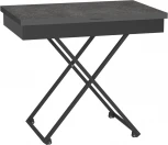 Стол универсальный трансформируемый Калифорния АНДРЭ Loft ЛДСП Терраццо/Черный