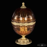 Настольная лампа Bohemia 5680 5680L/22 G Amber/M-1G