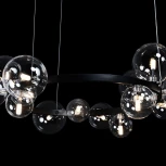 Подвесной светильник Loft IT Molecule 10023/850 (220V, на тросе, шарики, кольцо)