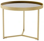 Стол журнальный Калифорния Тайлер Сахара нуар/Золото от фабрики Калифорния