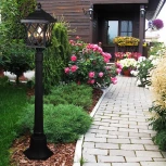 Наземный фонарь Reluce 09017-0.7-001SL 0.8M BK (220V, фонарь, IP44)