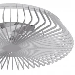 Потолочный светильник круглый с вентилятором Mantra Himalaya 7122 (LED, 220V, диммер, пульт управления, свето-шумовой датчик, управление смартфоном, умный дом - Tuya Smart, круглые)