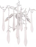Бра Crystal Lux Reina AP3 SILVER PATINA (220V, подвески, ветки)
