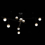 Потолочная люстра на штанге ST Luce Albero SL1507.422.09 (220V, на тросе, шарики, асимметрия)