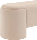 Банкетка Taks велюр молочный Stool Group (арт.УТ000039118)