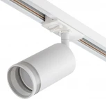 Трековый светильник однофазный Escada 20016 20016TRA/01 SWH 1x50Вт GU10, металл, белый матовый (220V, круглые)