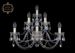 Бра Art Classic 10.11 10.11.3+2+1.240.Gd.Sp (220V, хрусталь, подвески, подсвечник, свеча)