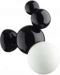 Настенный светильник Lumion Blasen 6566/1W черный/белый матовый/металл/стекло E27 1*40W 220V (шарики)