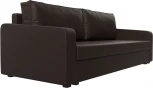 Диван прямой Лига-009 (Коричневый/Экокожа) Лига Диванов арт.118064