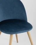 Стул Stool Group Лион велюр голубой УТ000002226