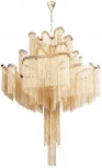 Подвесная люстра каскадная большая Loft It Stream 10208/800 Gold (220V, на цепи)