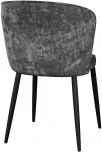 Стул DikLine 347 микровелюр M14 серый, ножки черные