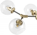 Потолочная люстра на штанге Lightstar Beta 785063 (220V, шарики, молекулы)