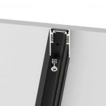 Шинопровод магнитный накладной 48В 2м, черный Hesby Lighting ElDeko HSBL_0052_1