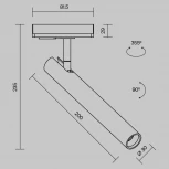Трековый светильник Maytoni Focus T TR141-1-6W3K-M-BS (LED, 220V, круглые)