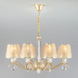 Подвесная люстра Eurosvet Alcamo 60103/8 перламутровое золото
