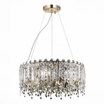 Подвесная люстра Desio SL1655.203.06 ST Luce (220V, хрусталь, подвески, на тросе, круглые)
