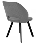 Стул DikLine 274 поворотный Z28 серый, ножки черные