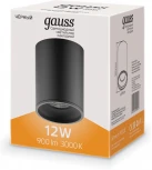 Накладной потолочный светильник Gauss HD028 12W 3000K (LED, 220V, круглые)