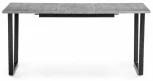 Стол раскладной Notta Лота Лофт 120 25 мм черный матовый / бетон 489617