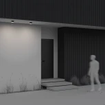 Уличный потолочный светильник Maytoni Zon IP O430CL-L15B4K (LED, 220V, круглые)