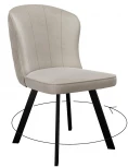 Стул 219 поворотный, B03 BEIGE, ножки черные Dikline 00-00062920