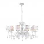 Подвесная большая люстра Dio D'Arte Firenze E 1.1.10.600 W (220V, на цепи, листья)