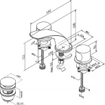 Смеситель Am.Pm Sensation F3008000 для раковины