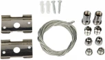 Подвес для монтажа магнитного шинопровода в наборе из 2 шт., 2м UFB-H50/35 SILVER SET02